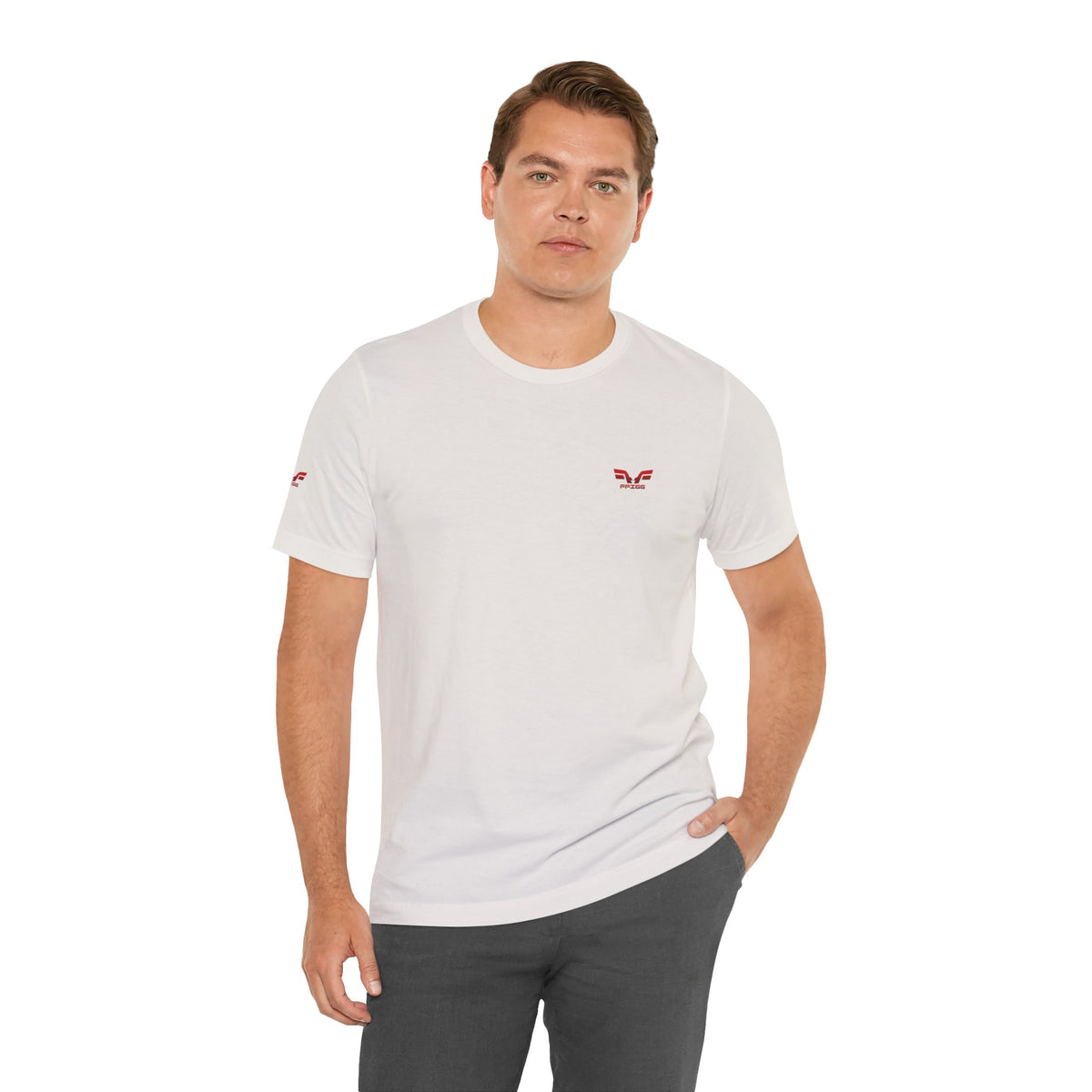 FFiGG Red Logo Graphic Tee — Black, White & More