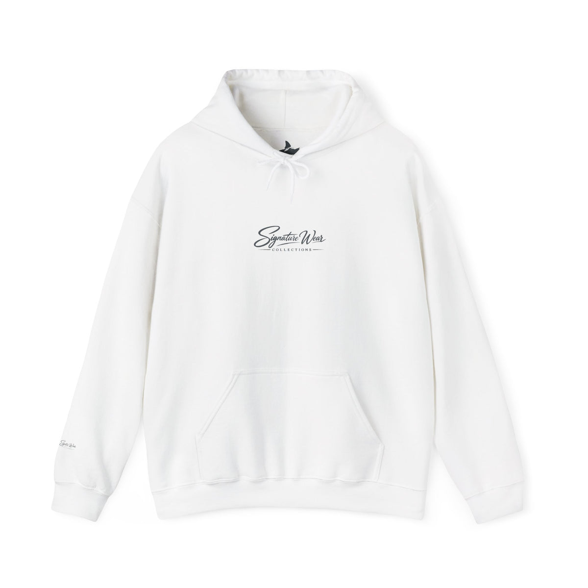 Shark Logo Hoodie — "Signature Wear" Graphic Pullover | White, Black & More