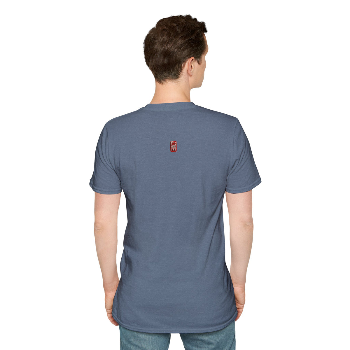 Minimalist Tiny Logo T-Shirt — Navy, White & More Base Colors