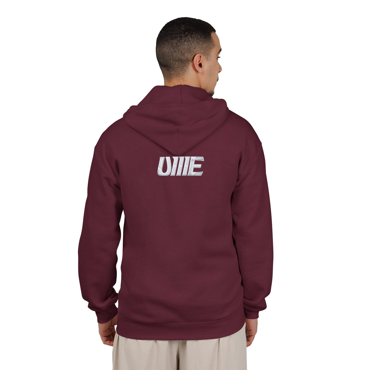 UME Multi-Color Full-Zip Hoodie — Heavy Blend Embroidered Sweatshirt