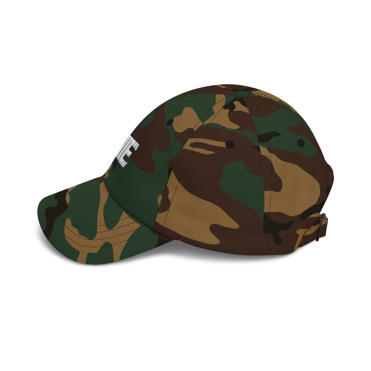 Classic Dad Cap — Multi-Color "ONE" Embroidered Baseball Hat