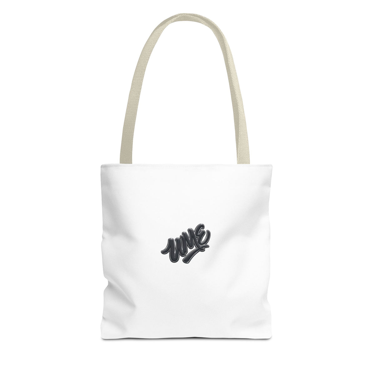 Tote Bag — White UME Black Logo Streetwear Carryall