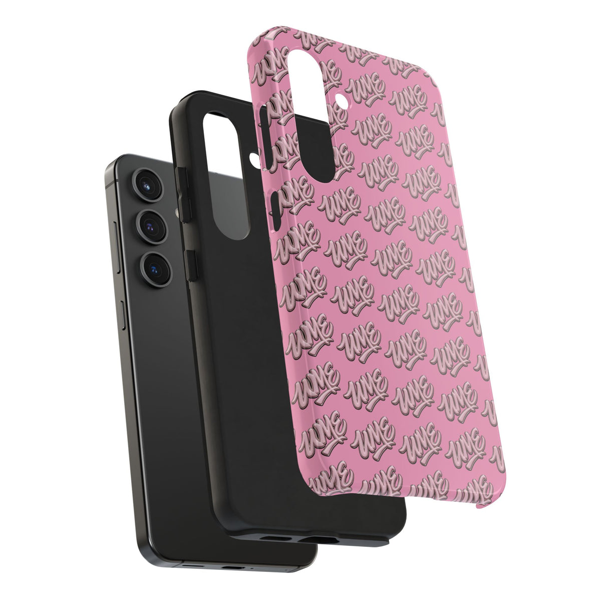 UME Tough Phone Case — Pink Logo Print | iPhone & Samsung