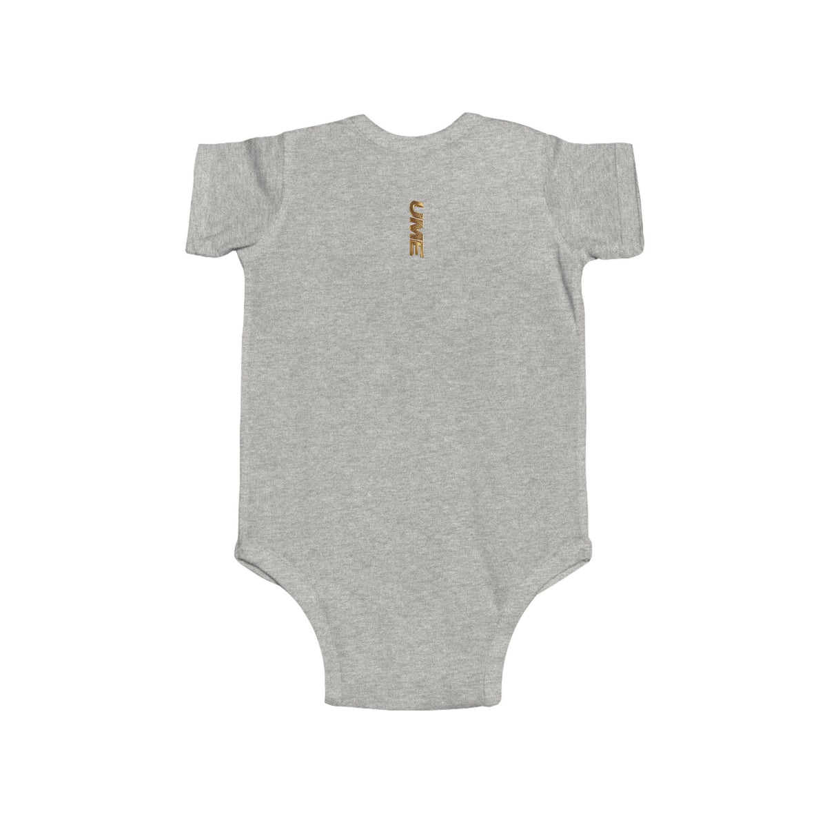 Gold UME Baby Bodysuit — Soft Cotton Infant Onesie
