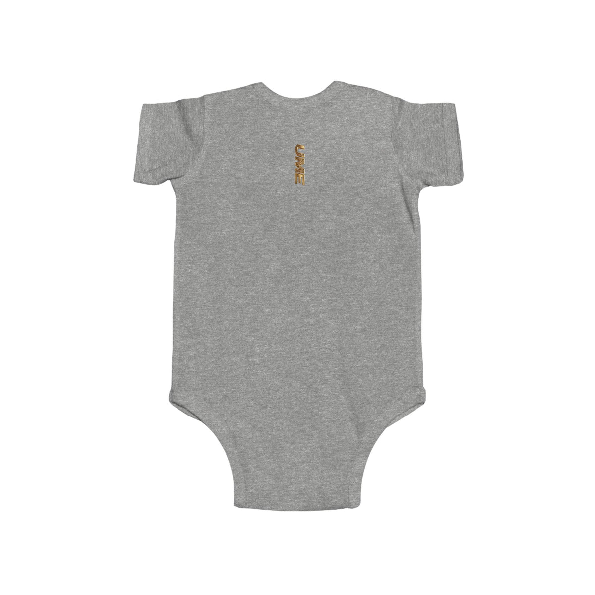 Gold UME Baby Bodysuit — Soft Cotton Infant Onesie