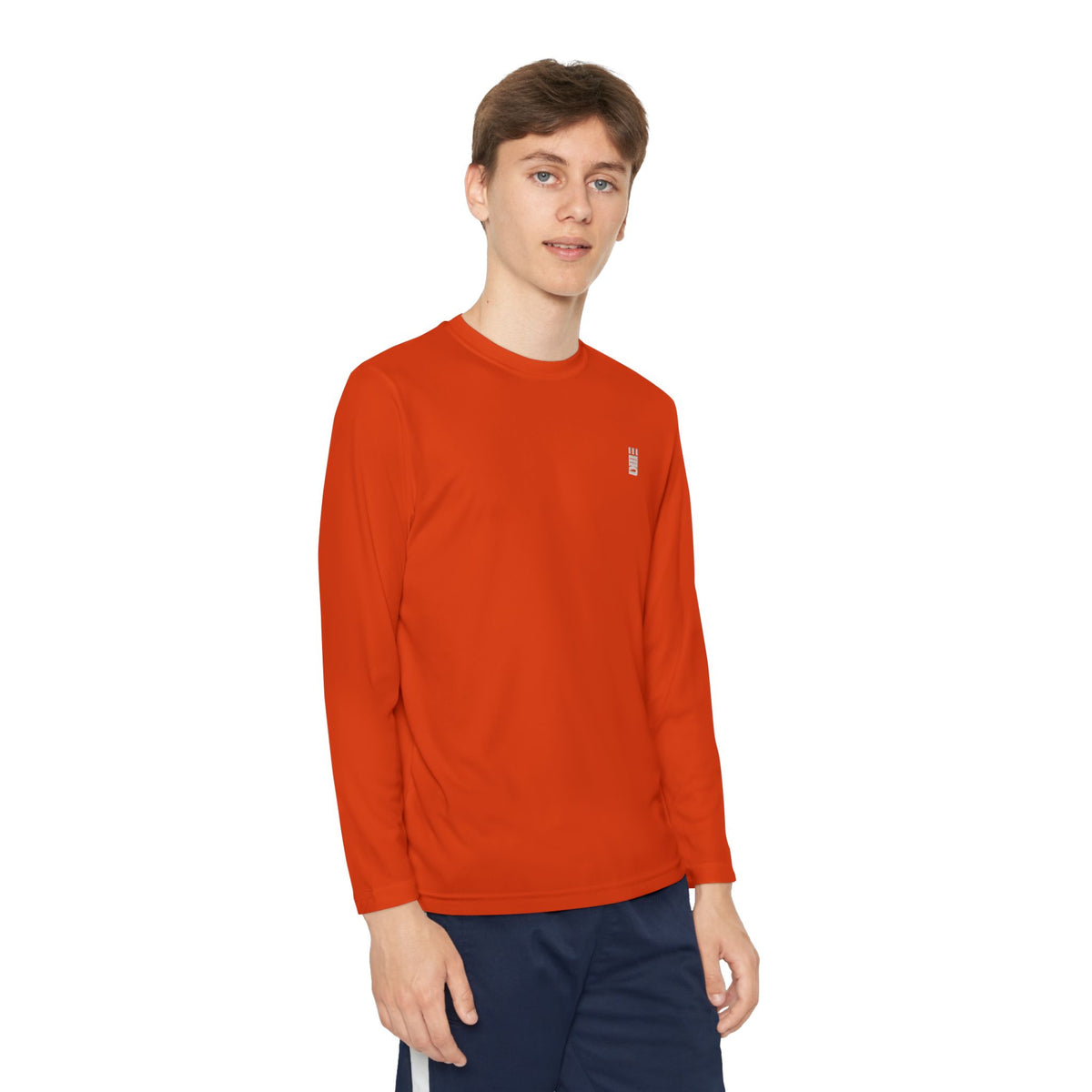 Youth Long-Sleeve Performance Tee — Multi-Color Athletic Top