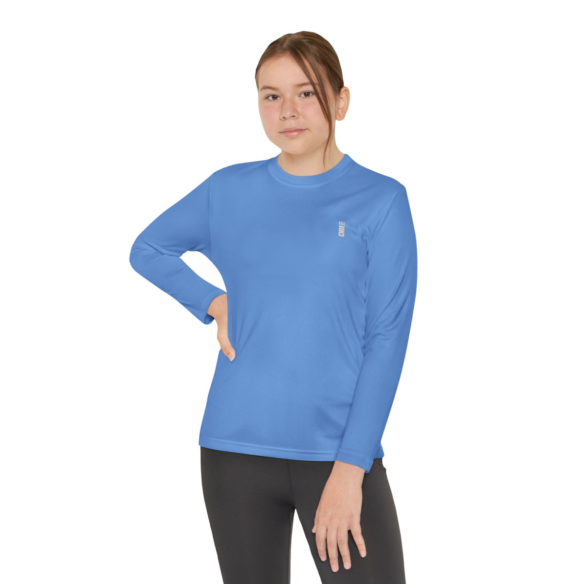 Youth Long-Sleeve Performance Tee — Multi-Color Athletic Top