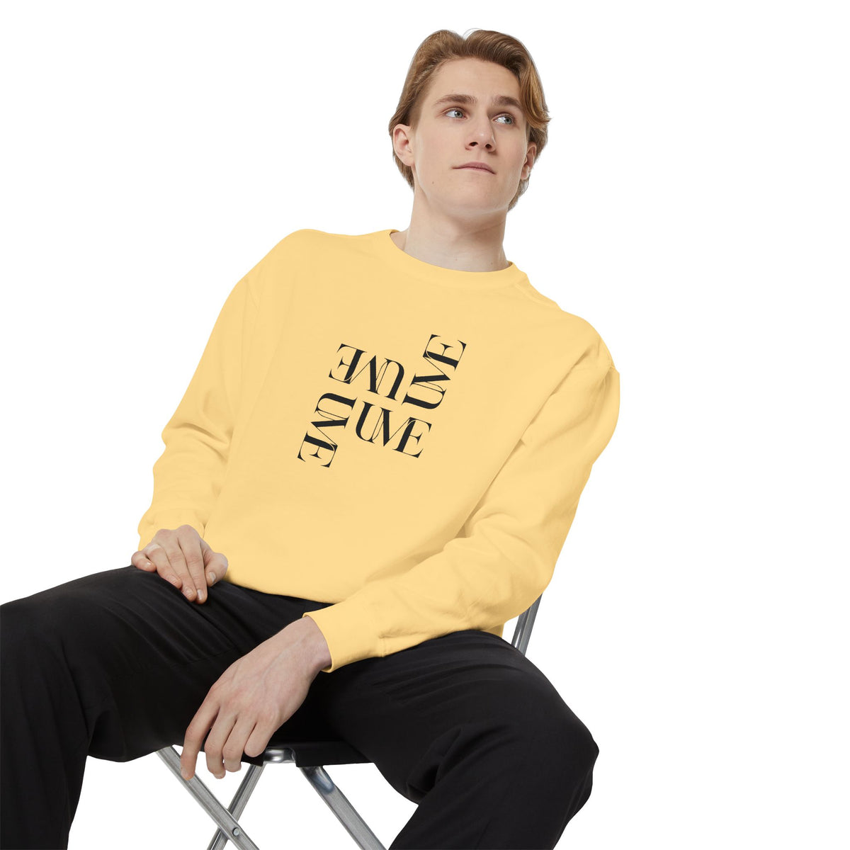 UME Statement Sweatshirt — White, Butter & More Colors