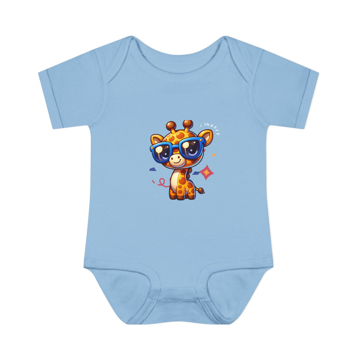 Giraffe Sunglasses Baby Bodysuit — Cute Infant Onesie