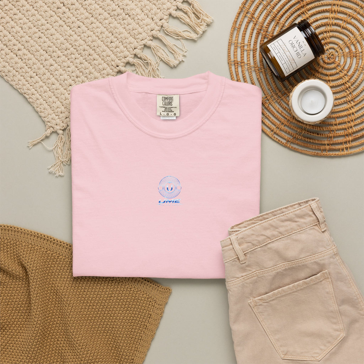 Garment-Dyed Heavyweight Tee — UME Activewear Logo