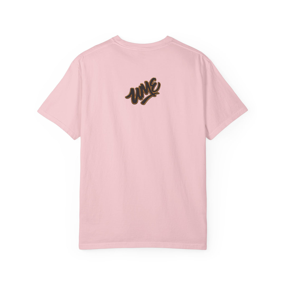 Garment-Dyed Heavyweight Tee — UME Black Logo Front & Back