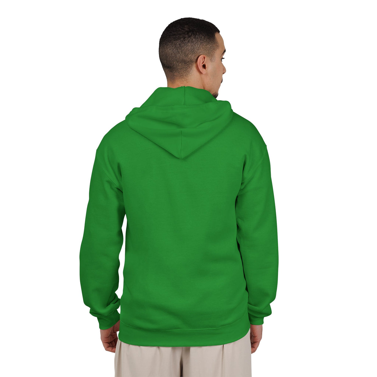 Minimalist Full-Zip Hoodie — White, Black & More Base Colors
