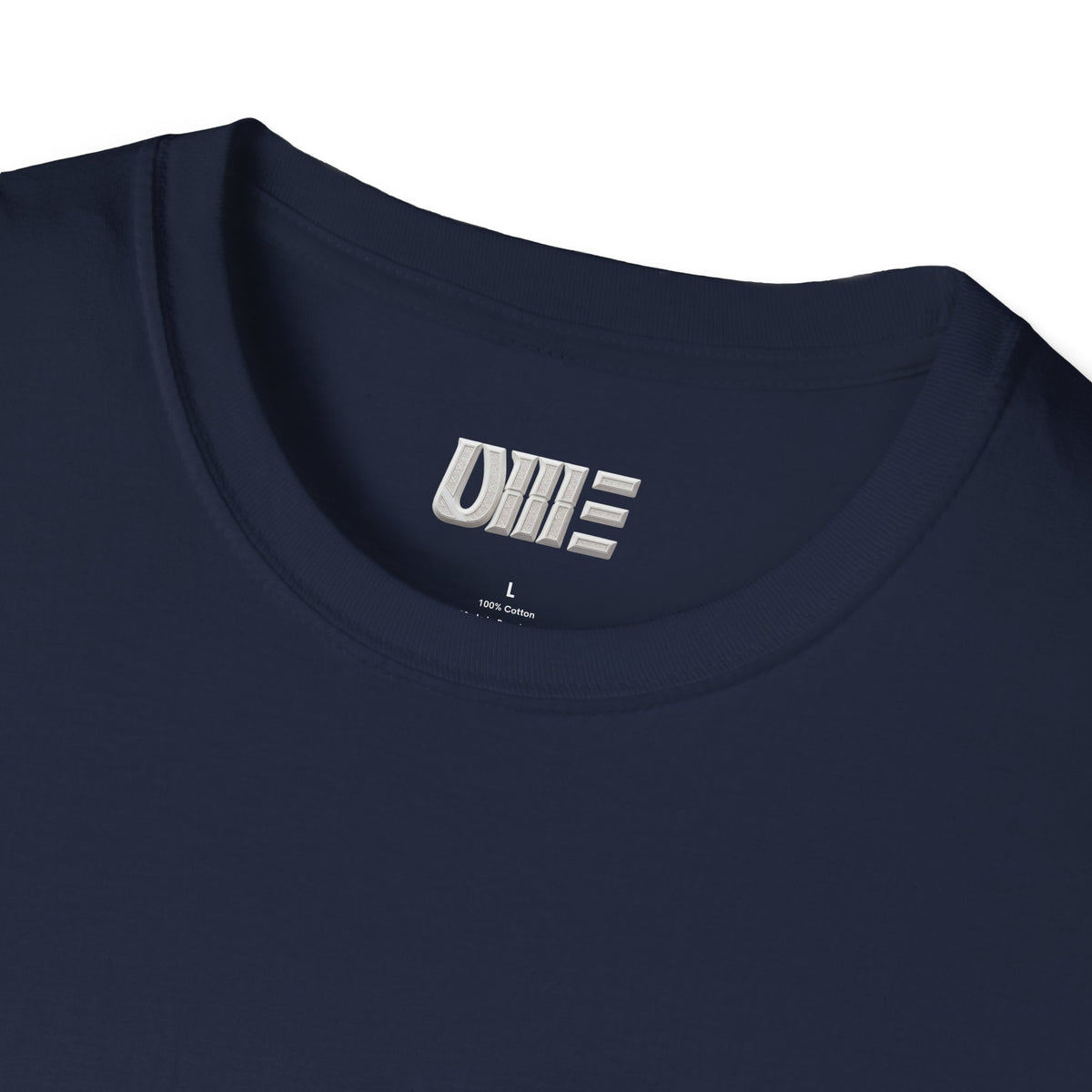 Minimalist Tiny Logo T-Shirt — Navy, White & More Base Colors