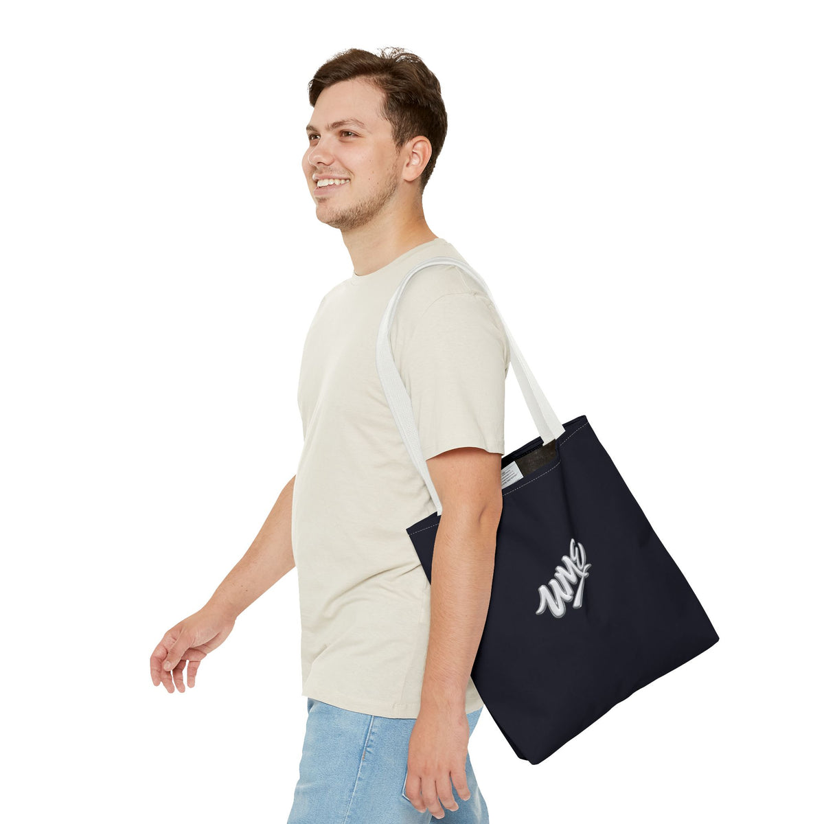 Tote Bag — UME White Logo Streetwear Carryall
