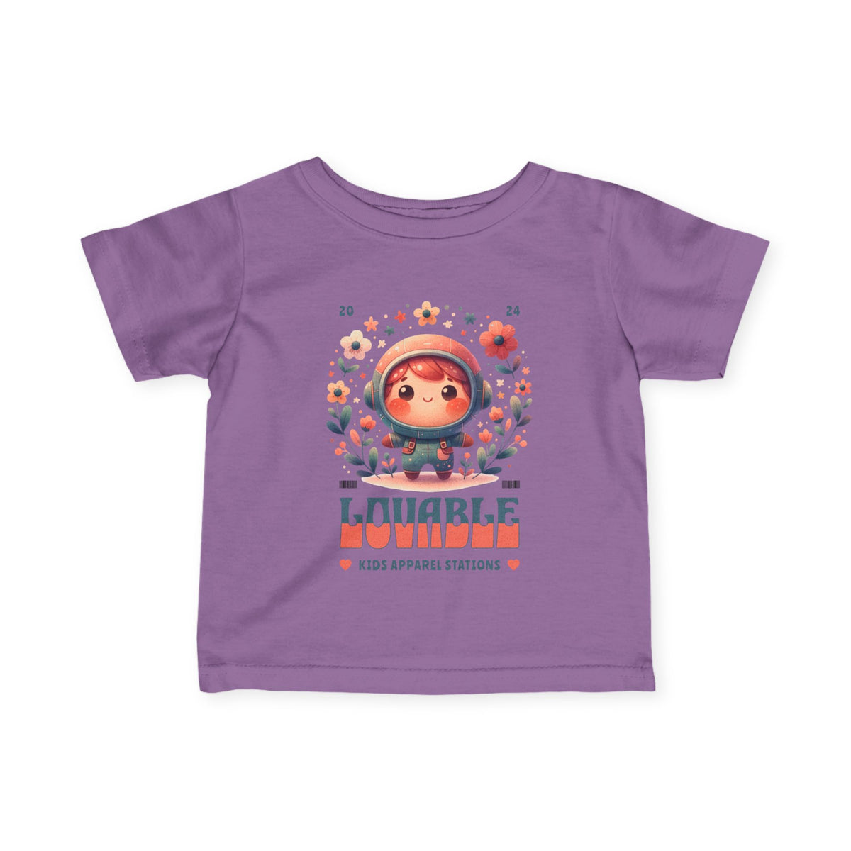 Lovable Astronaut Infant Tee — Cute Space Baby Graphic Baby Shirt