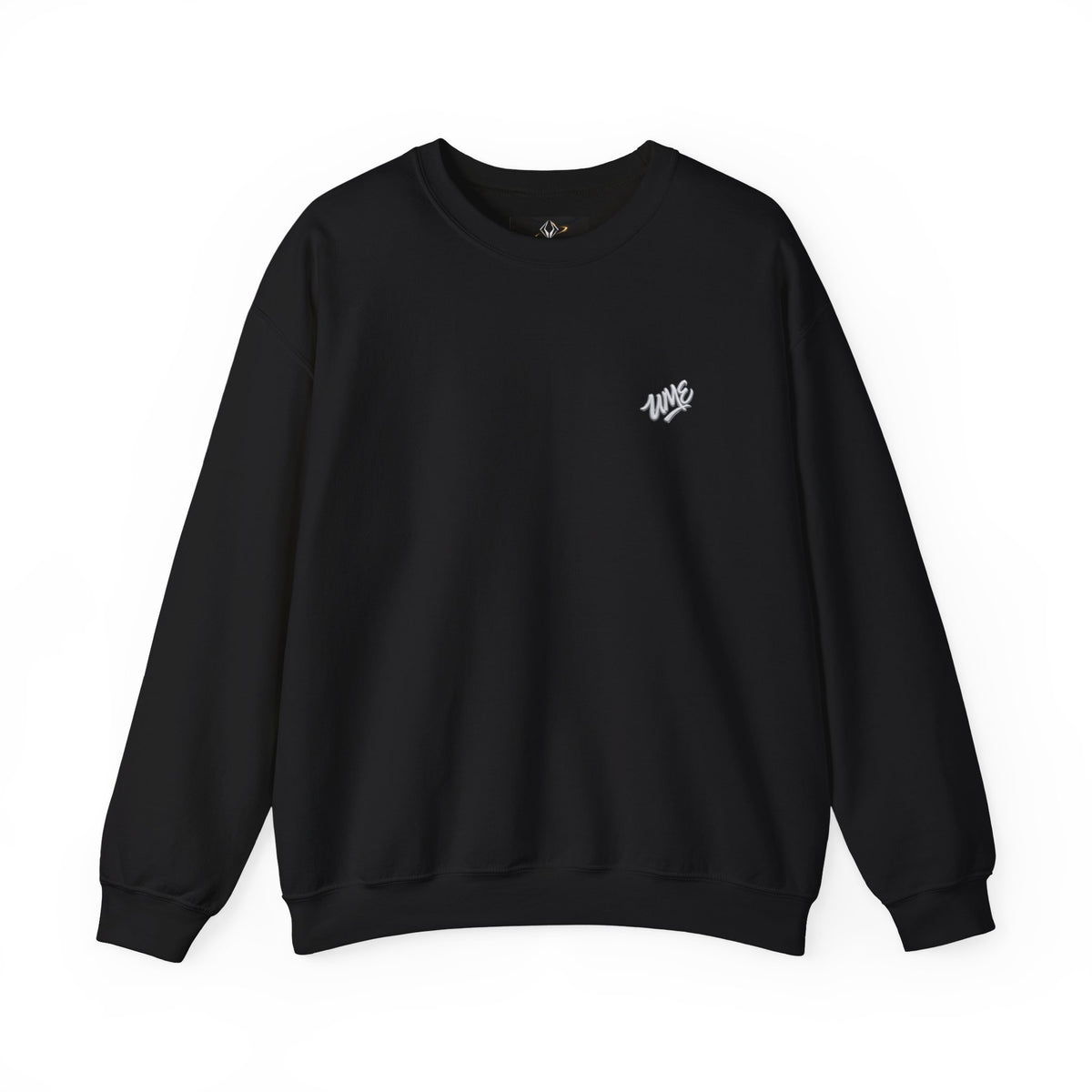 Crewneck Sweatshirt — UME White Logo All-Over Print