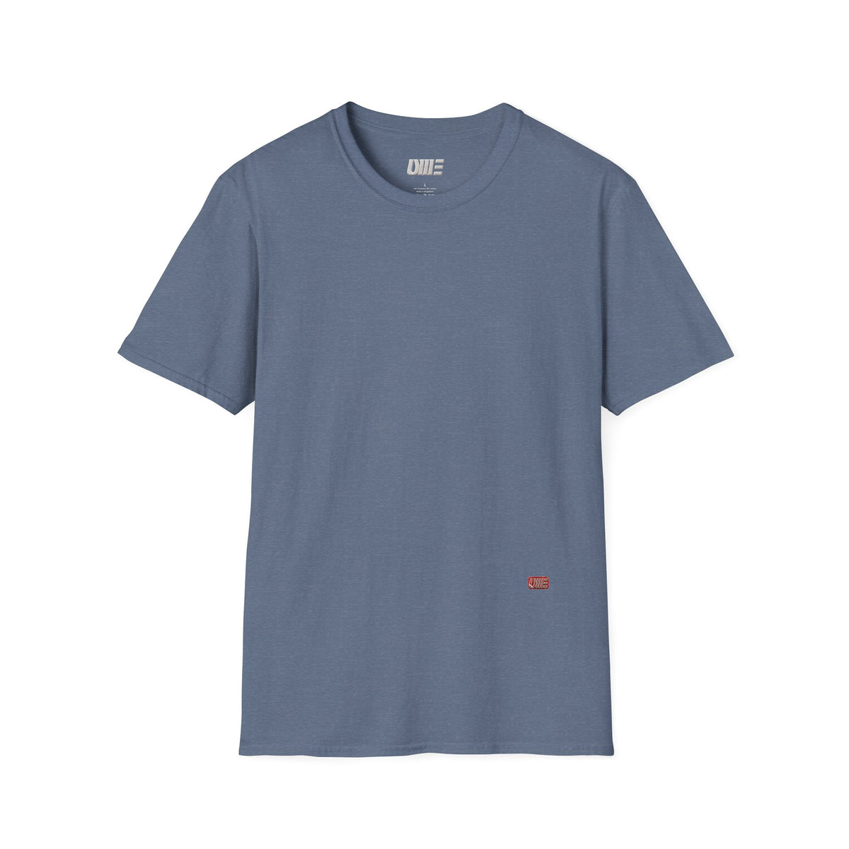 Minimalist Tiny Logo T-Shirt — Navy, White & More Base Colors