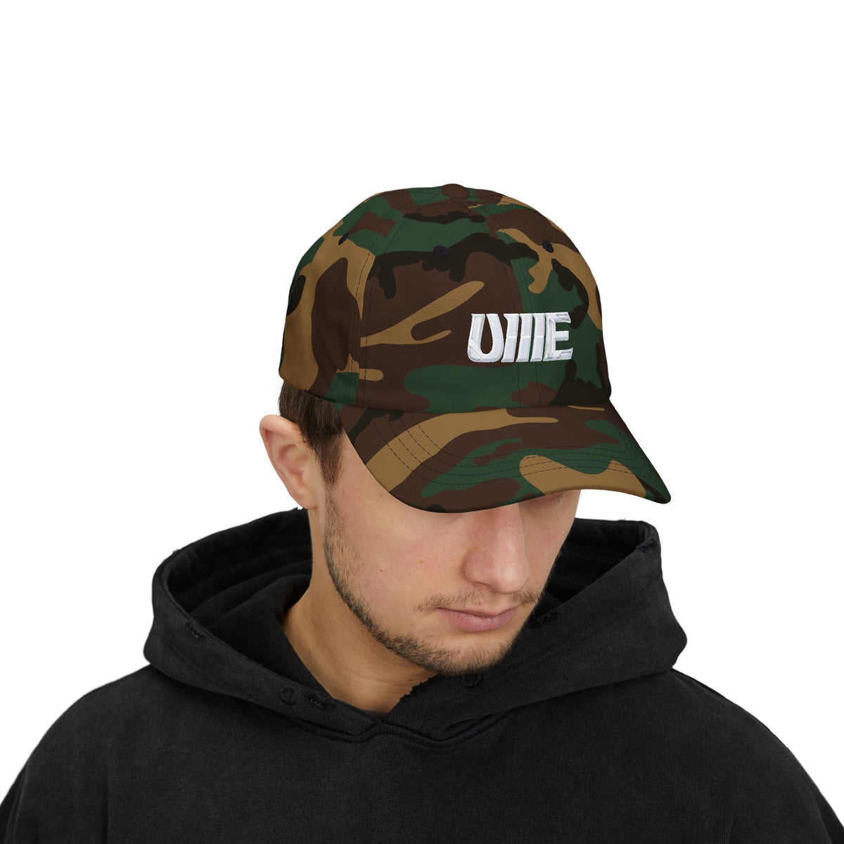 Classic Dad Cap — Multi-Color "ONE" Embroidered Baseball Hat
