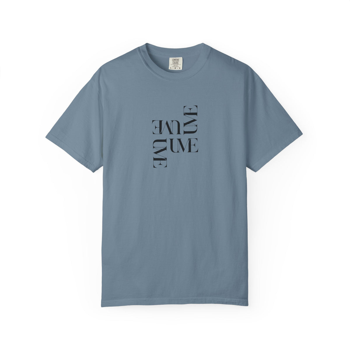 UME Typography Garment-Dyed T-Shirt — White, Ivory & More Colors