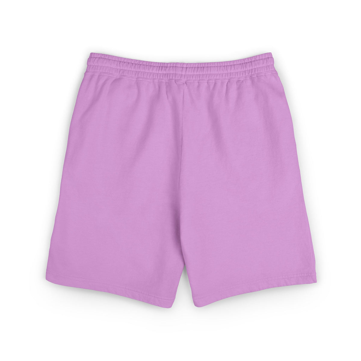Fleece Sweat Shorts — Garment-Dyed UME Dark Grey Logo All-Over Print