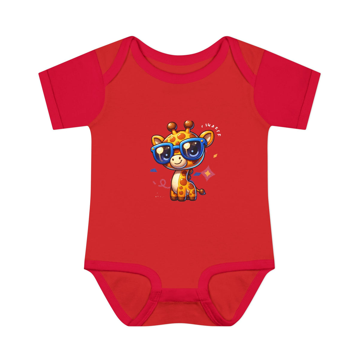 Giraffe Sunglasses Baby Bodysuit — Cute Infant Onesie