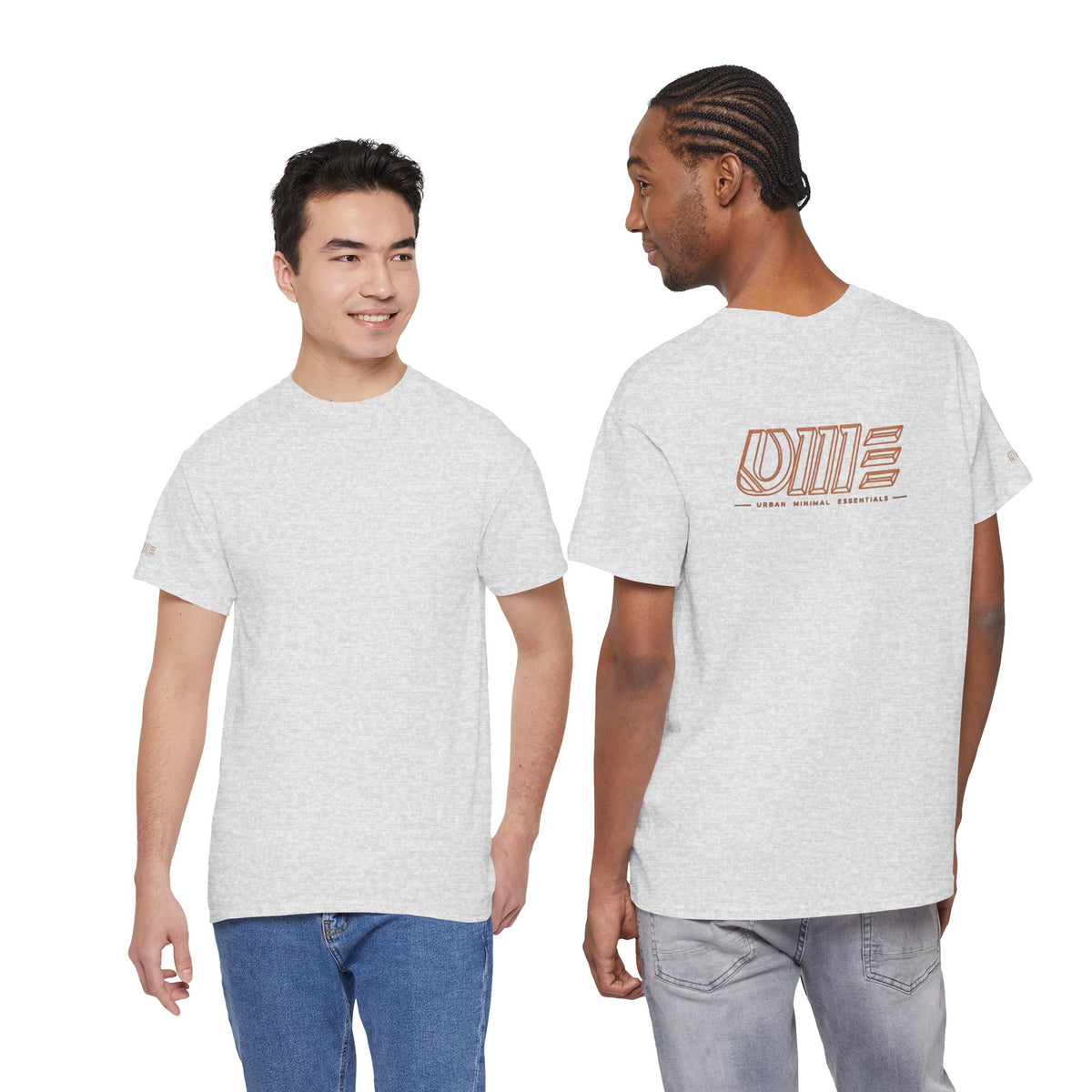 Retro Stripe UME Logo T-Shirt — White, Natural & More Colors
