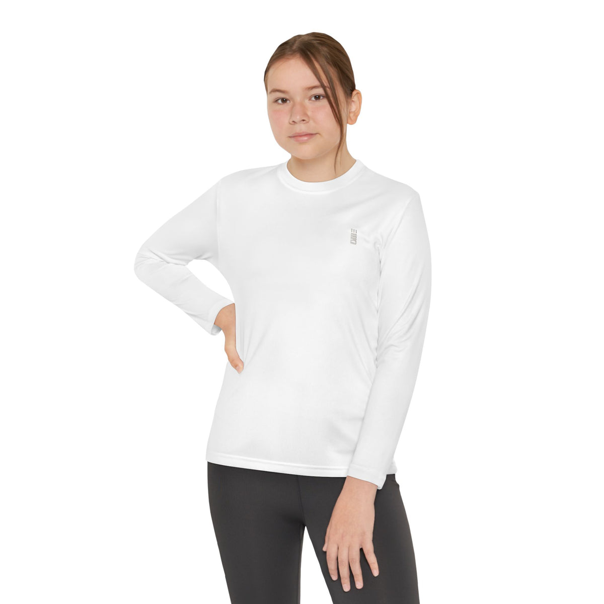 Youth Long-Sleeve Performance Tee — Multi-Color Athletic Top
