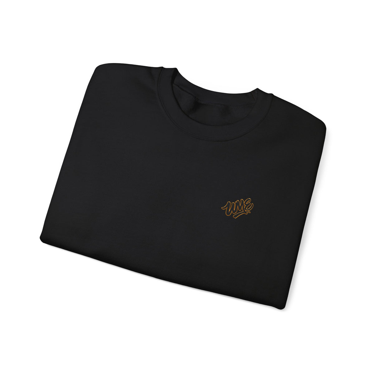 Crewneck Sweatshirt — UME Black Logo All-Over Print