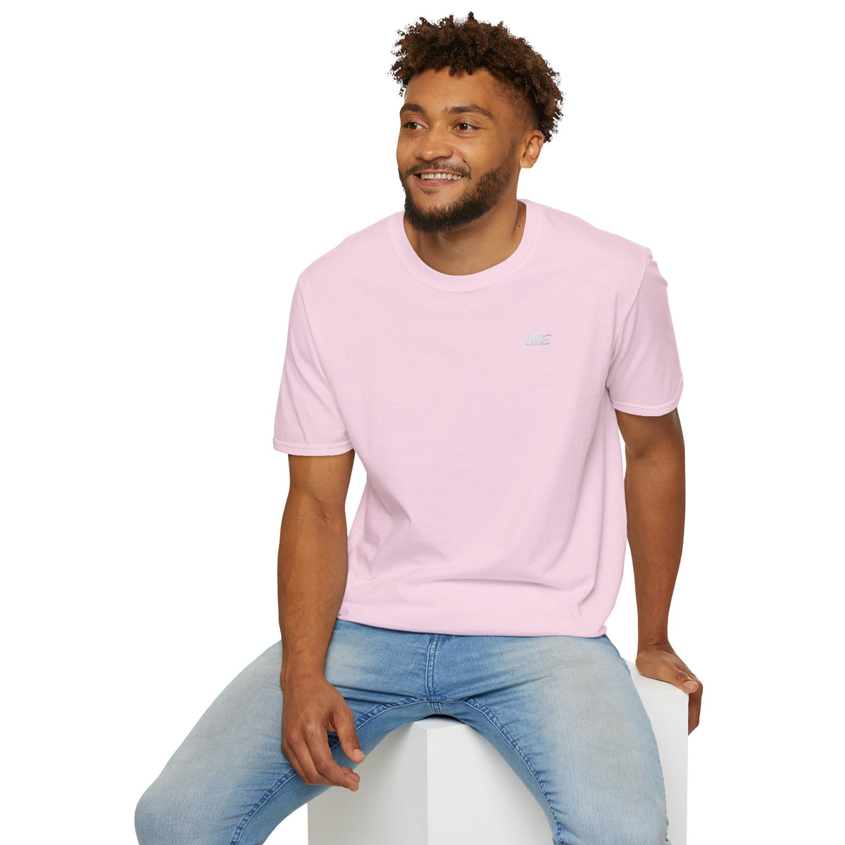 UME Retro Logo T‑Shirt — Multi-Color Minimal Sporty Graphic Tee