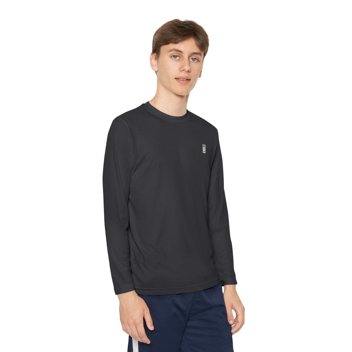 Youth Long-Sleeve Performance Tee — Multi-Color Athletic Top
