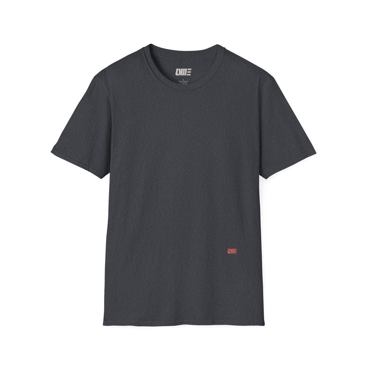 Minimalist Tiny Logo T-Shirt — Navy, White & More Base Colors