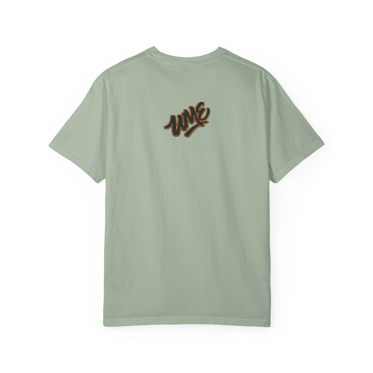 Garment-Dyed Heavyweight Tee — UME Black Logo Front & Back