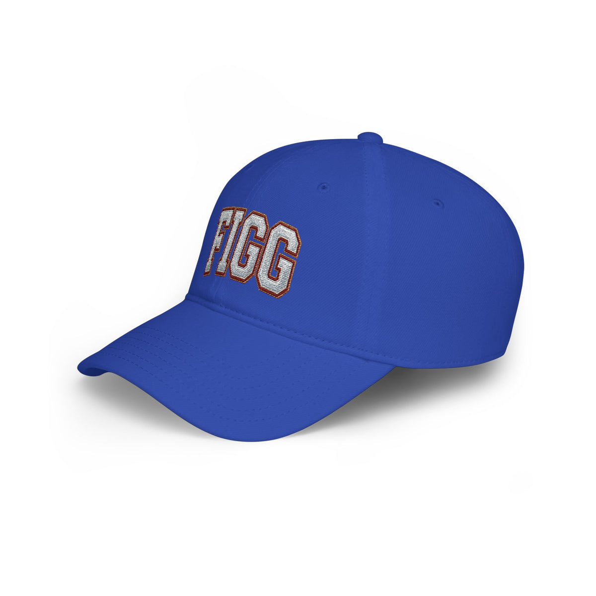 FFiGG Embroidered Low Profile Baseball Cap — Red, Navy, Black & More