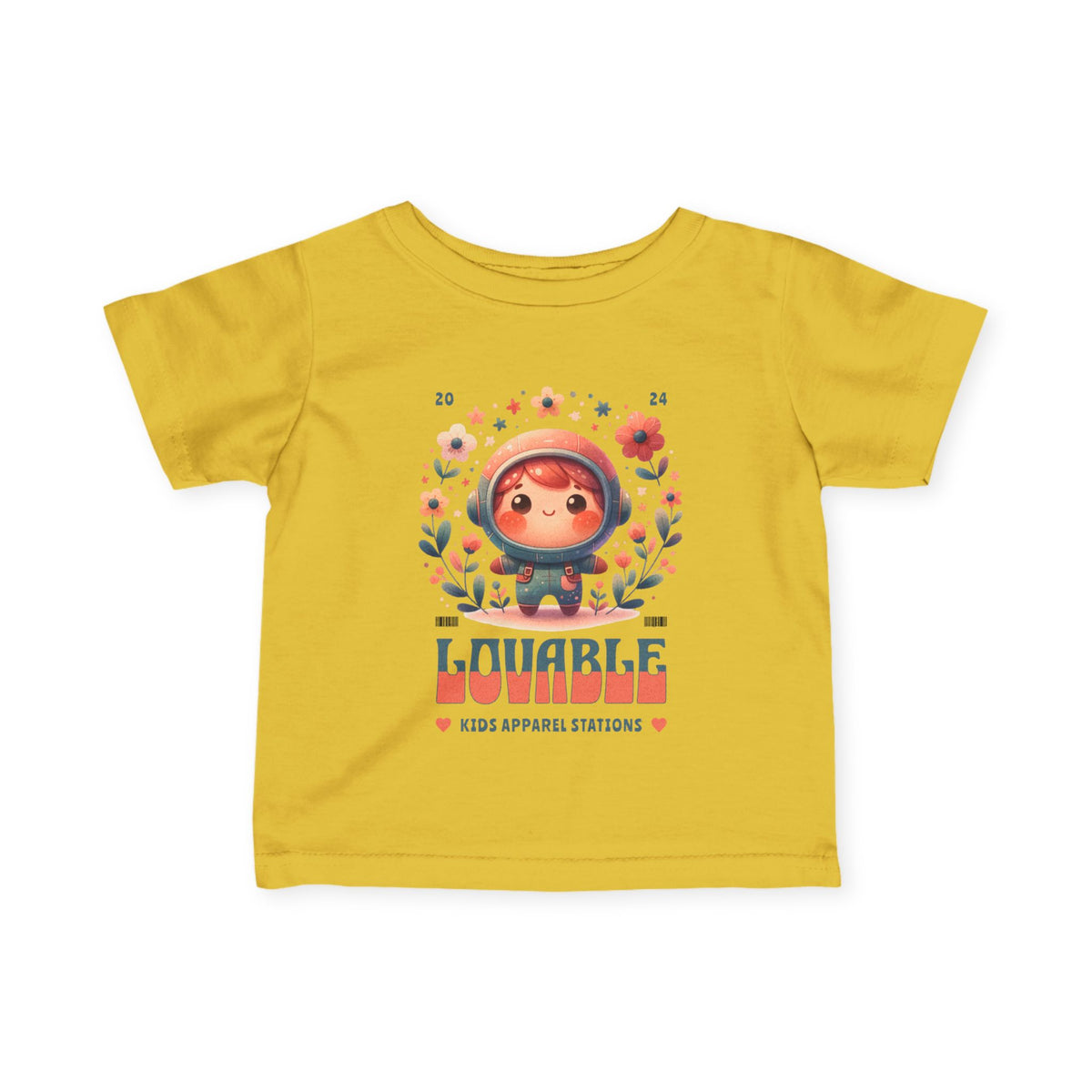 Lovable Astronaut Infant Tee — Cute Space Baby Graphic Baby Shirt