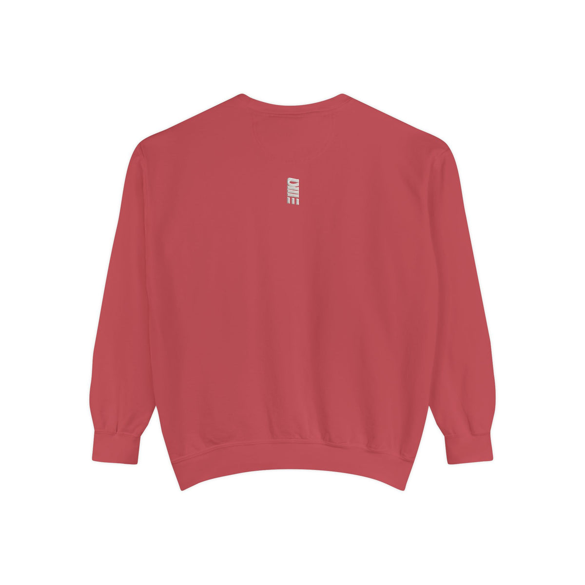 Garment-Dyed Crewneck Sweatshirt — Multi-Color Minimal Graphic
