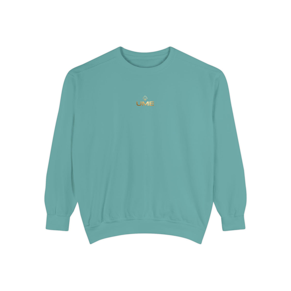 UME Gold Logo Sweatshirt – Garment-Dyed Crewneck