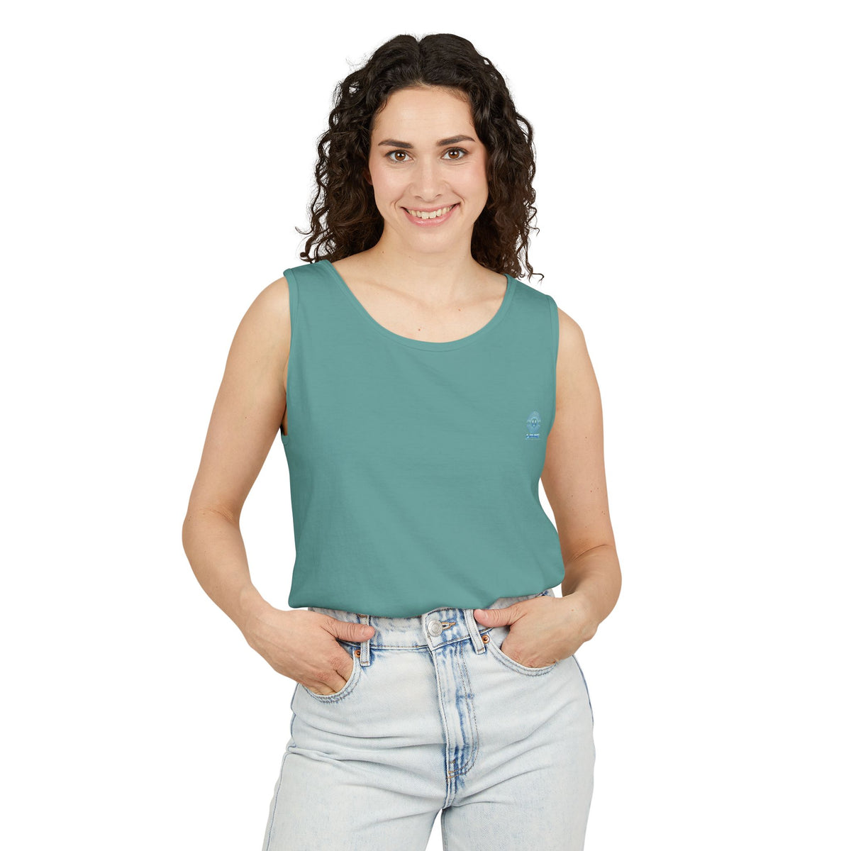 Garment-Dyed Tank Top — UME Activewear Logo