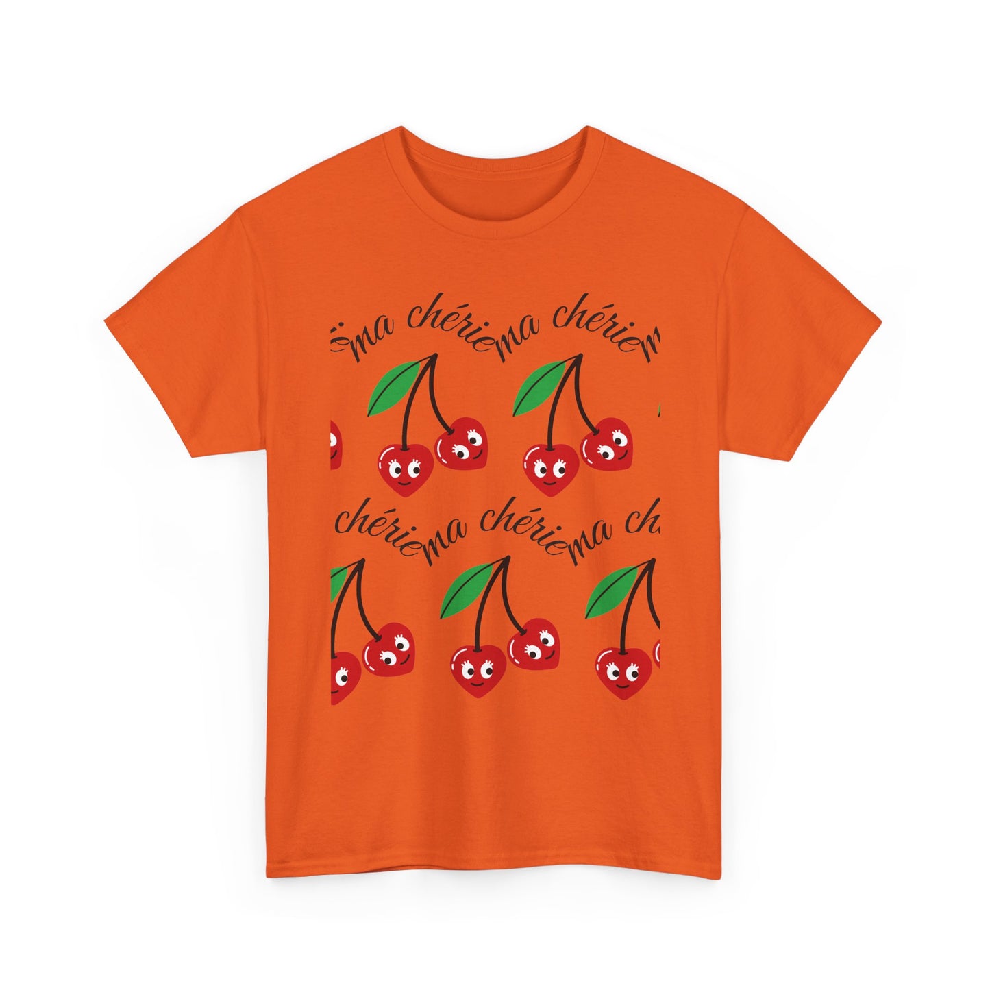 Cherry Pattern T‑Shirt — Cute Cherie Graphic Tee