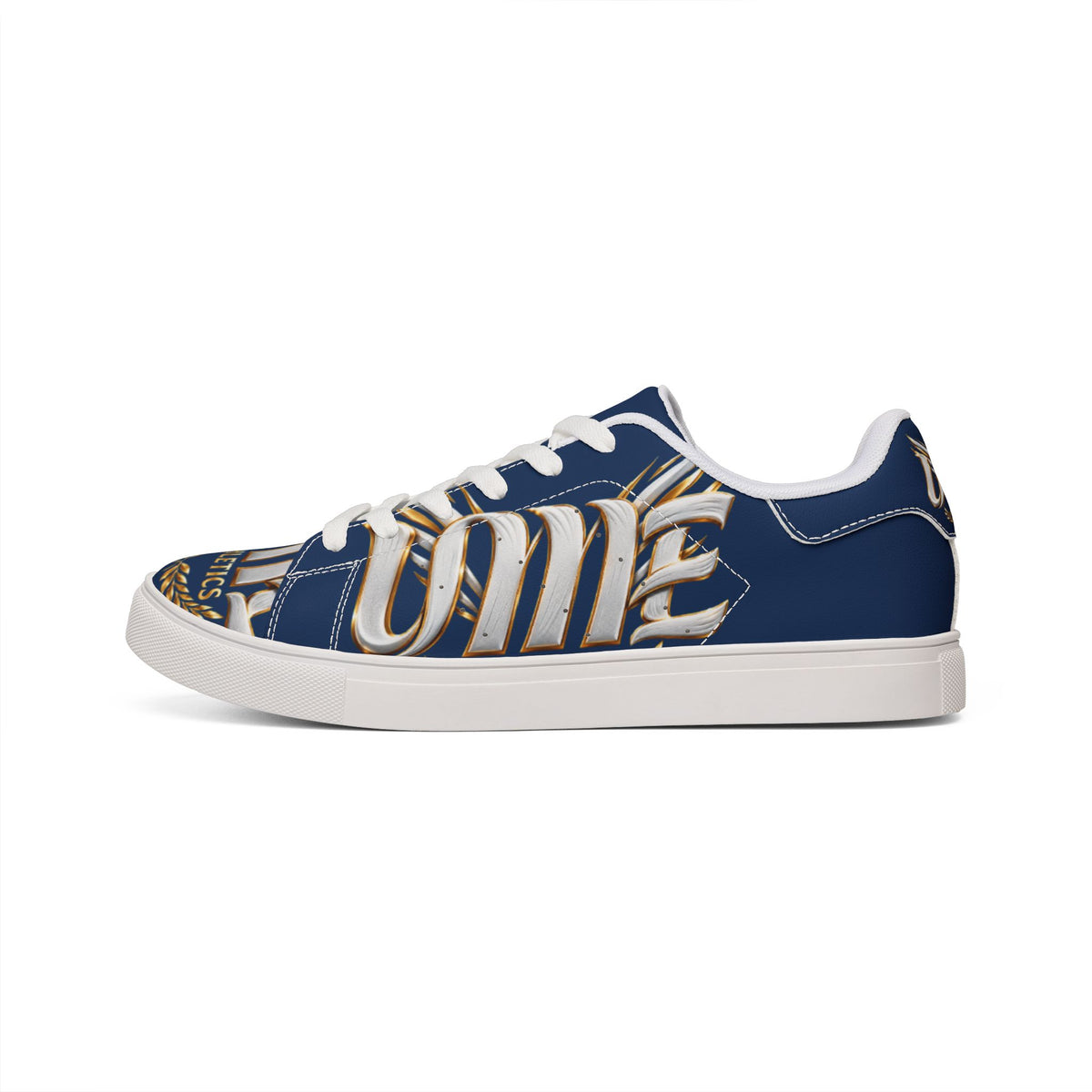 Copy of Low-Top Leather Sneakers — Black Gold Athletic Graphic