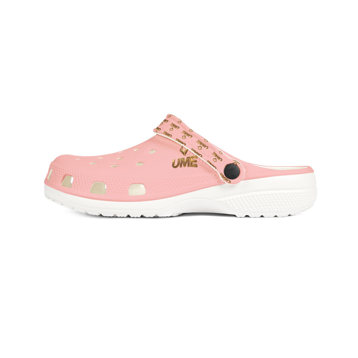Peach All-Over Print EVA Foam Clogs — Slip-On Shoes