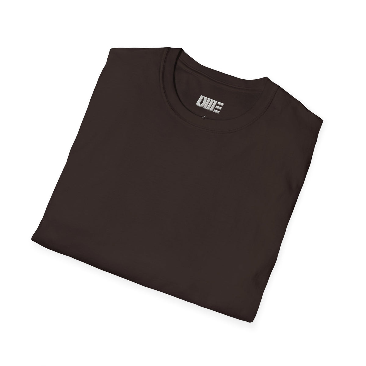 Minimalist Tiny Logo T-Shirt — Navy, White & More Base Colors