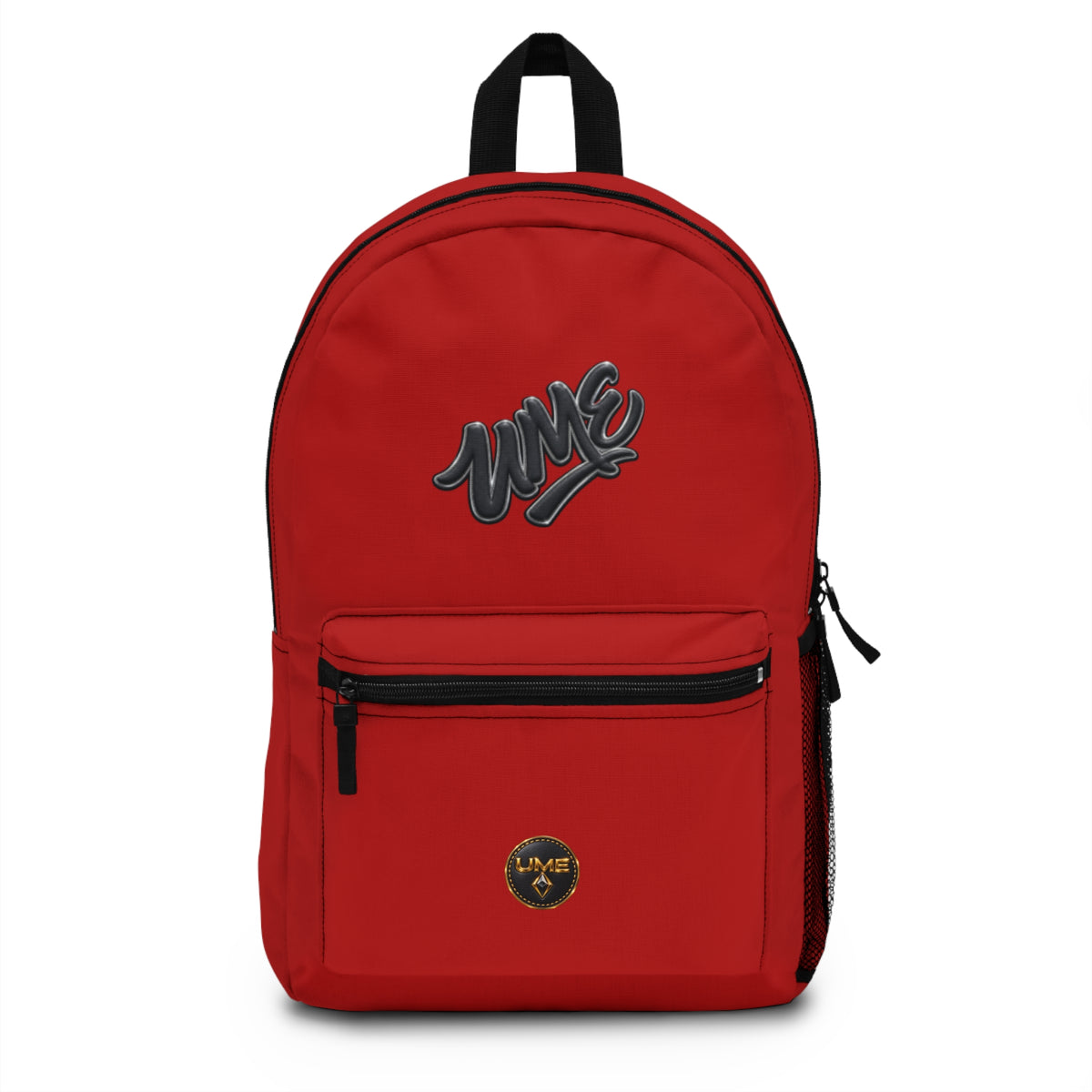 UME Script Logo Backpack — Red Urban Daypack