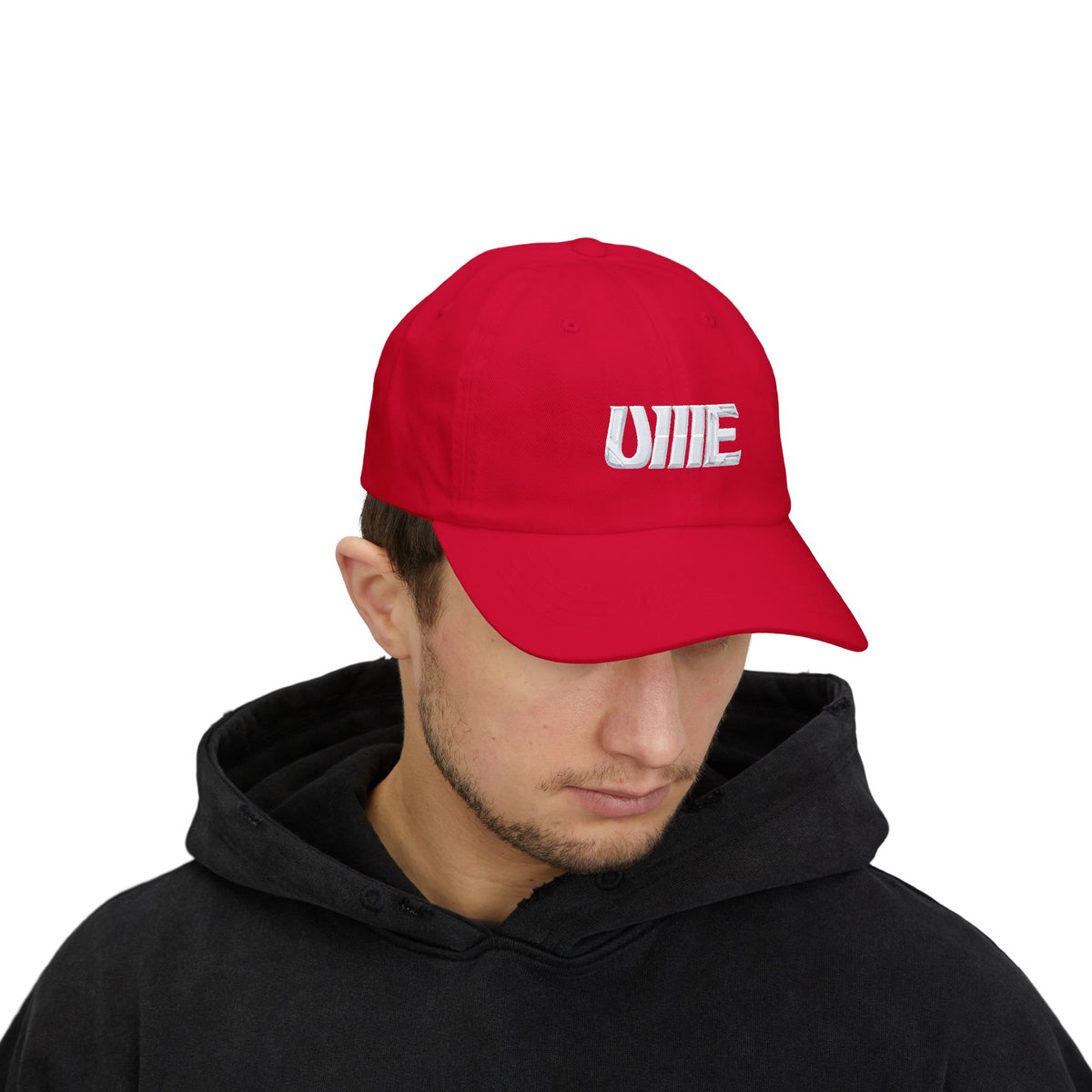 Classic Dad Cap — Multi-Color "ONE" Embroidered Baseball Hat
