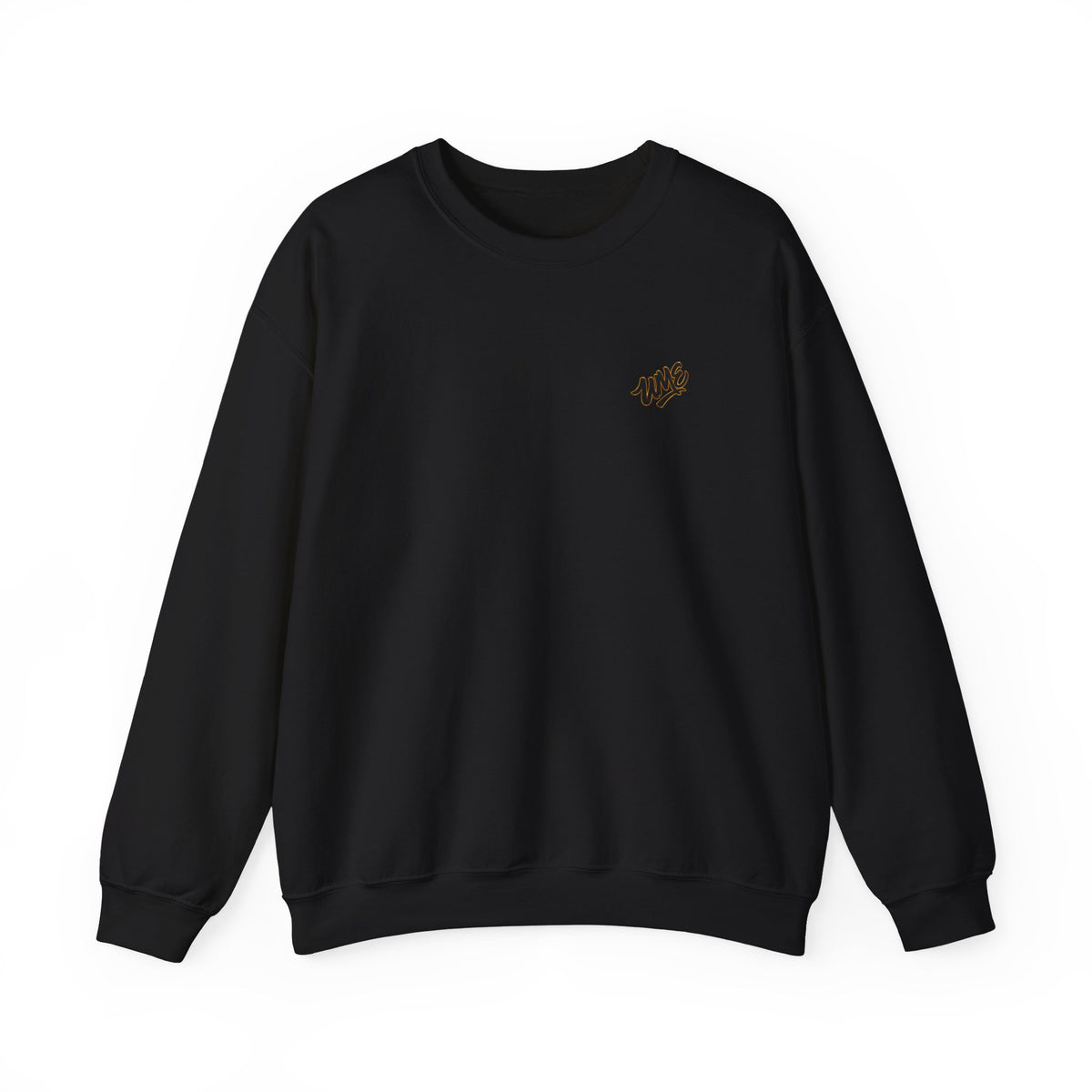 Crewneck Sweatshirt — UME Black Logo All-Over Print