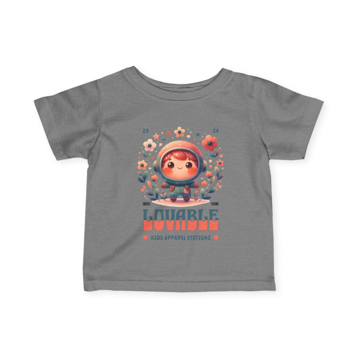 Lovable Astronaut Infant Tee — Cute Space Baby Graphic Baby Shirt