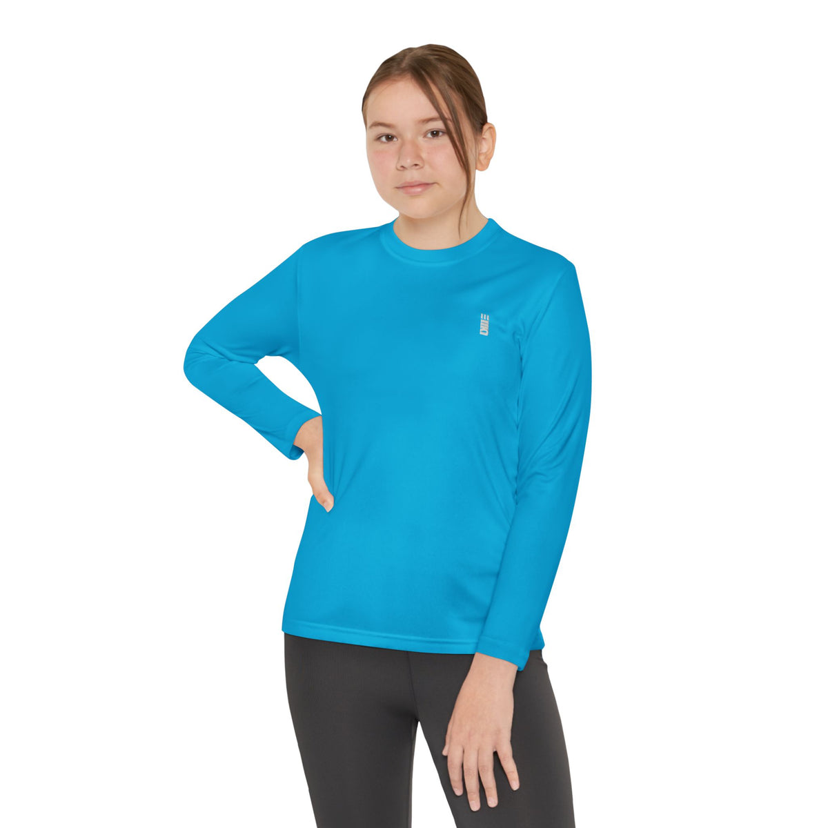 Youth Long-Sleeve Performance Tee — Multi-Color Athletic Top