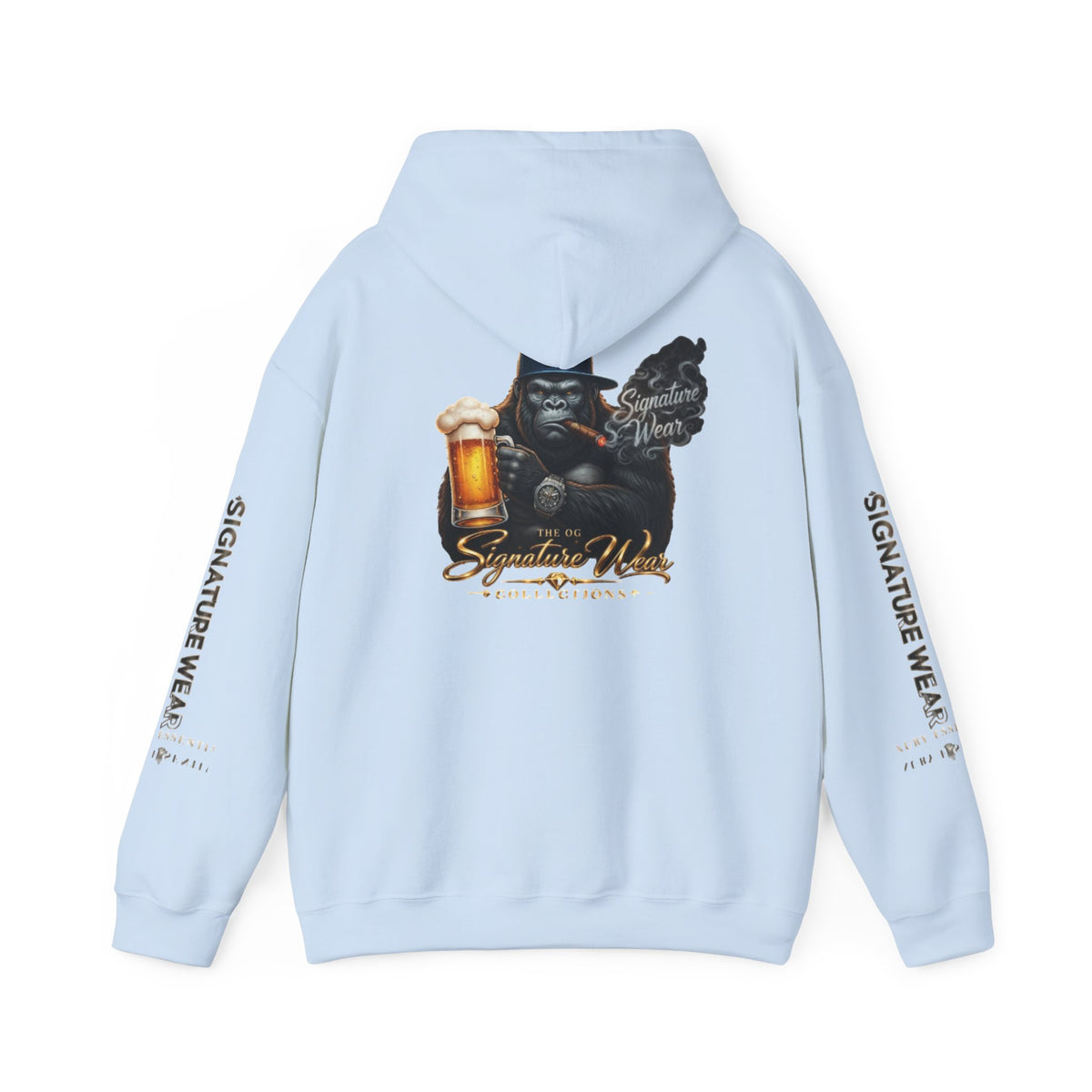 Signature Wear Gorilla Graphic Hoodie — Black, White, Sand & More
