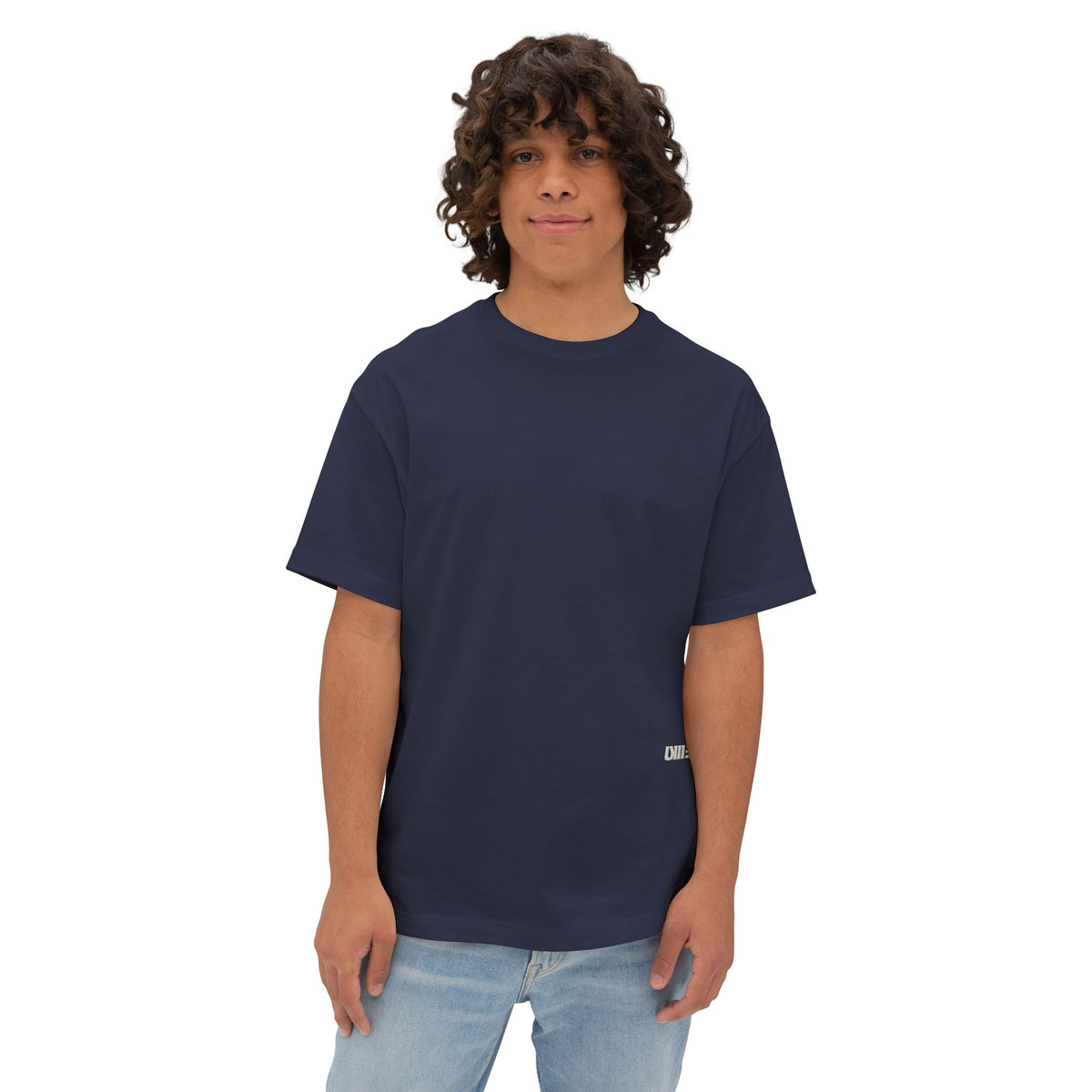 Oversized Boxy T-Shirt — Multi-Color Minimal Graphic