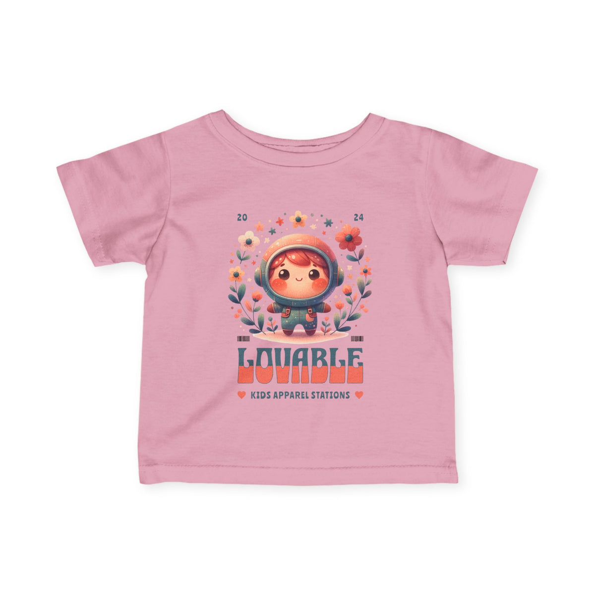Lovable Astronaut Infant Tee — Cute Space Baby Graphic Baby Shirt