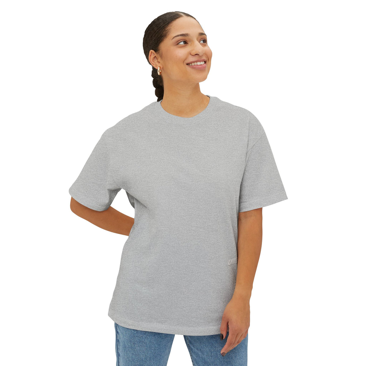 Oversized Boxy T-Shirt — Multi-Color Minimal Graphic